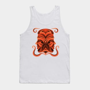 Twins Zodiac Sign - Orange Tank Top